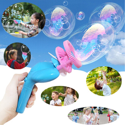 

Siaonvr Funny Summer Magic Bubble Blower Machine Bubble Maker Mini Fan Kids Outdoor Toys