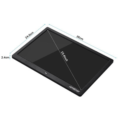 

Andoer 154 Inch 1280 800 Resolution LED Digital Picture Photo Frame Photo Album 1080P HD Video Playing with Remote Control Musi