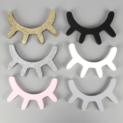 

3D Eyelash Wall Sticker Cute Wooden Decor Kids Baby Room Background Wall Sticker For Home Decoration