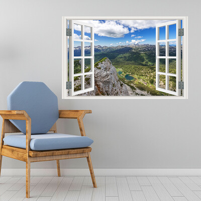 

〖Follure〗3D Full Colour High Definition Nature Scenery False Faux Window Frame Wall Decals