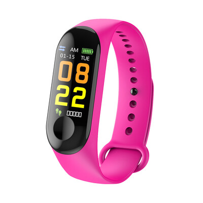 

M3 Smart Bracelet Sleep Monitoring Heart Rate Blood Pressure Pulse Wristband OLED Fitness Tracker Smart Watch