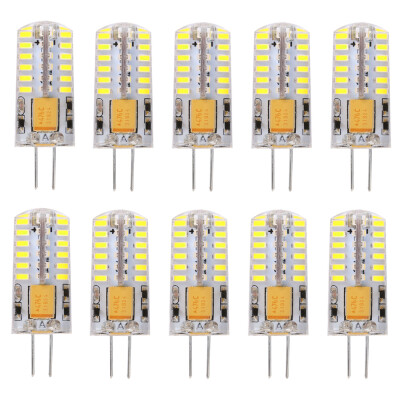 

Lightme 10PCS G4 DC 12V 25W SMD 3014 LED Bulb Spotlight with 48 LEDs