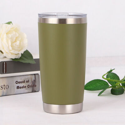 

Stainless Steel Double Wall Insulated Thermal Travel Coffee Mug Cup 20oz600ml