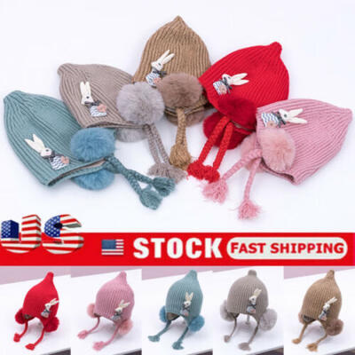 

Lovely Toddler Baby Girls Boys Winter Warm Beanie Hat Children Knitted Wool Cap