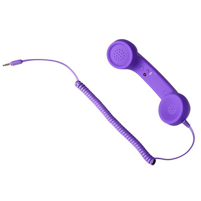 

35mm Classic Comfort Retro Phone 7 Colors Mic Receiver For iPhone Android Phones Handset Speaker Phone Call