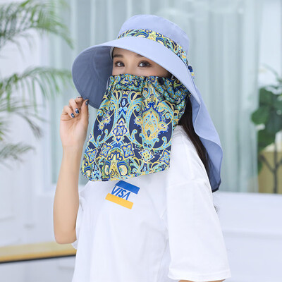 

UV protective hat sunscreen folding outdoor tea collection summer cool hat lady sun hat cool hat
