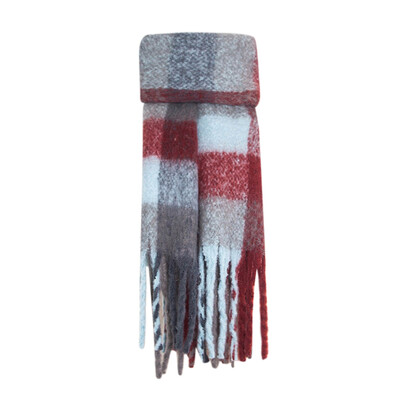 

Gobestart Womens Fashion Long Shawl Big Grid Winter Warm Large Scarf Wrap Long Scarves
