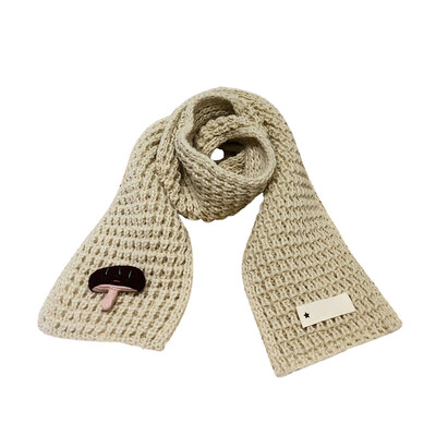 

5-8T Children Boys Girls Scarf Fashion Winter Kids Scarves Warm Cute Soft Scarf Collar Knitted Children Stretch Neck Ring