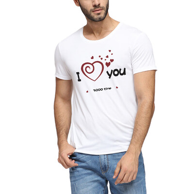 

Toponeto Mens Letter Printed Pattern Casual Fashion Lapel Short Sleeve Shirt