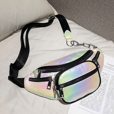 

Tailored Fashion Women Students Outdoor Sports Zipper Messenger Bag Chest Bag Waist Bag