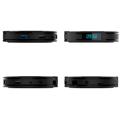 

HK1max Android 90 Smart TV Box RK3318 Quad Core 64bit 4GB 64GB UHD 4K Media Player VP9 H265 24G 5G WiFi BT40 Display Scree