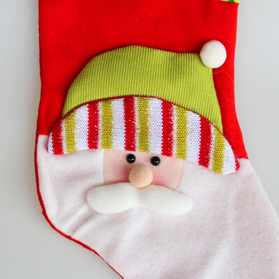 

Tailored Christmas Gift Candy Bag Merry Christmas Santa Claus Snowman Sock Decor