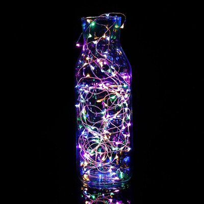 

Siaonvr 3M 30LED Button Cell Powered Silver Copper Wire Mini Fairy String Lights BU