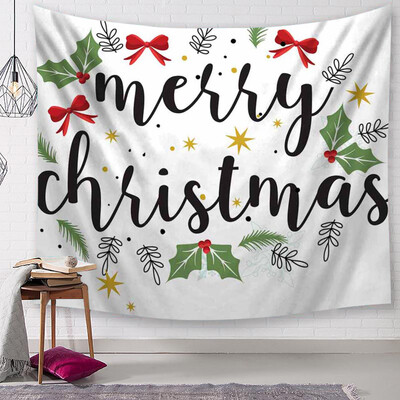 

Toponeto Christmas Tapestry Santa Print Wall Hanging Tapestry Art Home Decor