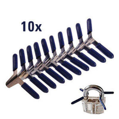 

10pcs Padlock Shim Picks Set Lock Pick Accessories Set Tools Lock Home Tools