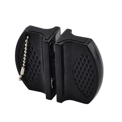 

Mini Kitchen Cutter Sharpener Butterfly Type Two-stage Pocket Camping Hiking Sharpener Household Sharpening Stone