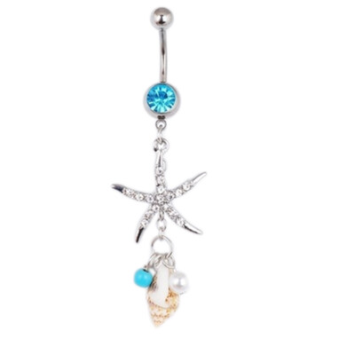 

Fashion Summer Piercing Attractive Nice Dance Navel Belly Button Rings Nail Body
