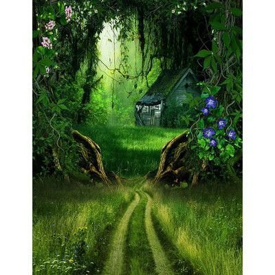 

Juet Green Photo Backdrop 57FT Vinyl Fabric Cloth Digital Printing Photo Background s-2372