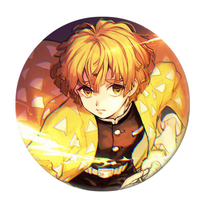 

zhongjiany Anime Demon Slayer Kimetsu no Yaiba Kamado Tanjirou Pin Button Brooch Badge