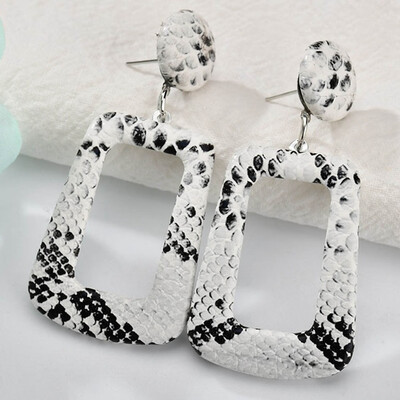 

Square Acrylic Drop Earrings For Ladies Trendy Dangle Earrings Statement Jewelry