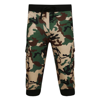 

Gobestart Mens Summer Casual Camouflage Print Sports Pants Running Shorts With Pocket