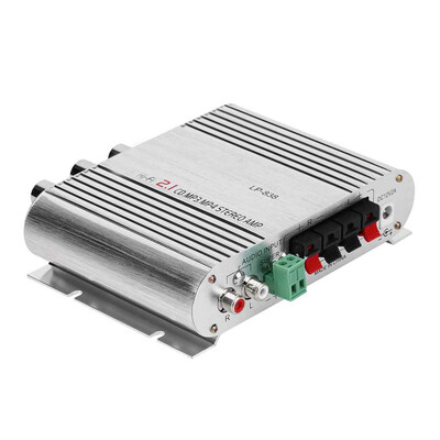 

Portable Aluminum Alloy Case 21 Sound Channel Speaker Subwoofer Power Amplifier RCA Input 20W Output