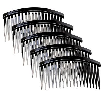 

5Pcs Hair Combs Hair Slides Bend Inserting Hair Accessory Woman Plastic New