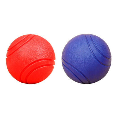 

Nontoxic Rubber Pet Dog Tooth Bite Cleaning Ball Toy Puppy Cat Training Interactive Chew Toys