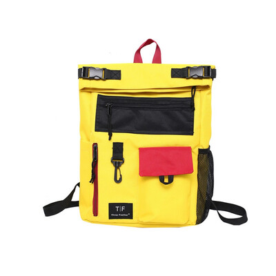 

Tailored Unisex Bag Fashion Roll Shoulder Bag Large Capacity Leisure Travel Backpack