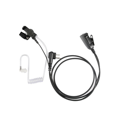 

2 Pin Surveillance Acoustic Tube Earpiece Headset PTT Replacement for HYT Radio Walkie Talkie TC-508 TC-505 TC-518 TC-700