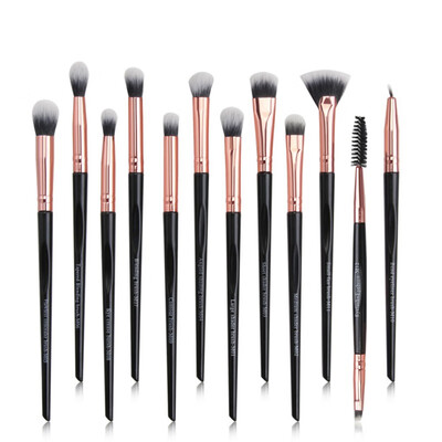 

12pcs New Eyelash Eyebrow Eyeliner Eyeshadow Brush Eye Cosmetic Brush Professional Eye Makeup Brush Set