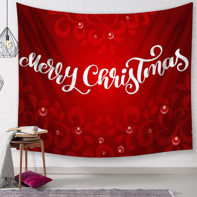 

Siaonvr Christmas Tapestry Santa Print Wall Hanging Tapestry Art Home Decor