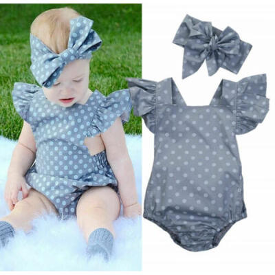 

Baby Girl Newborn Clothes Romper Bodysuit Jumpsuit Sunsuit Summer Outfits Set