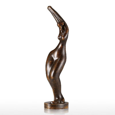 

Plump Woman- Yoga Stretch Tomfeel Resin Sculpture Home Decoration Original Design Yoga