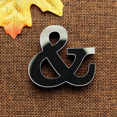 

Wedding Love Letters Wall Stickers 3D Acrylic Silver Mirror Wall Stickers Home Office Decoration Stickers Creative Letters