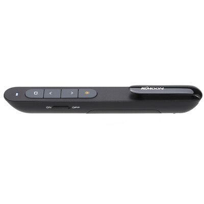 

KKmoon 24GHz Wireless PowerPoint Clicker Remote Controller Flip Pen Pointer Handheld PPT Presenter Unibody 10m Controlling Range
