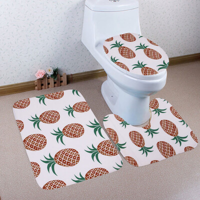 

〖Follure〗Bathroom Toilet Three Piece Floor Mat Door Mat Bathroom Carpet