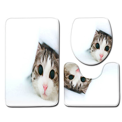 

〖Follure〗3pcs Non-Slip Bath Mat Bathroom Kitchen Carpet Doormats Decor