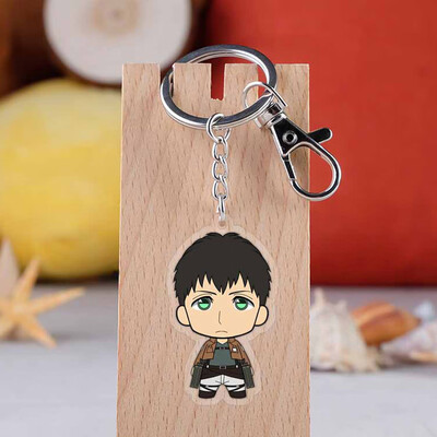 

Attack On Titan Anime Acrylic Double-sided Transparent Keychain Cute Pendant