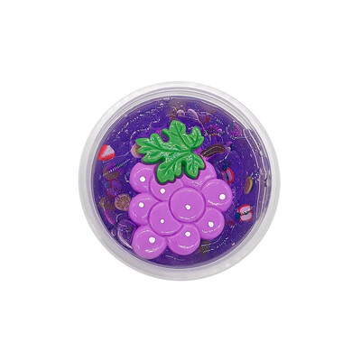 

Siaonvr Mixing Colorful DIY Mud Fruit Bubble Crystal Puff Mud Scented Toy Gift 60ml
