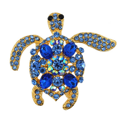 

Tortoise Brooch High-Grade Cute Animal Green Turtle Crystal Brooch Tortoise Jewelry for Party