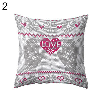 

Romantic Love You Heart Pillow Case Cushion Cover Sofa Bed Car Cafe Office Decor