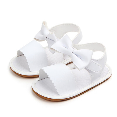 

Hot Baby Sandals Girl Princess Shoes Toddler Sweet Big Bowknot Soft Soles Anti-Slip Chic Elegant Shoes For Girls