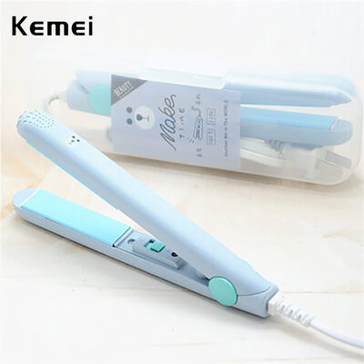 

Mini Steam flat Hair iron hair straightener Curler Straightening steampod Cute Professional Curling Hair irons