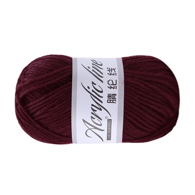 

Toponeto 50g Chunky Wool Roving Scarf Knit Wool Yarn Thickness Warm Hat Household A
