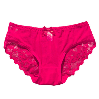 

2019 Sexy Lace Panties Ladies Ultra-thin Hollow Briefs Low Waist Solid Color Transparent Breathable Briefs Underpants