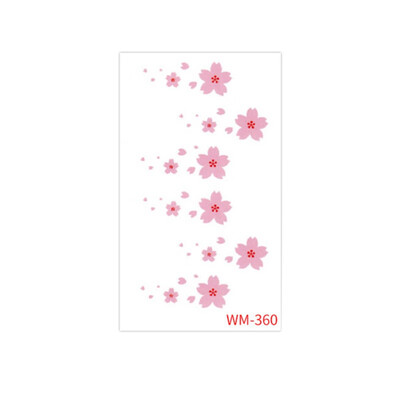 

Kids Waterproof Durable Temporary Fake Tattoos Childrens Cute Fashion Sakura Stickers