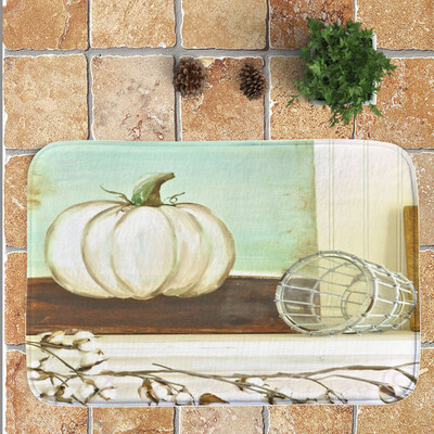 

Toponeto Pumpkin lantern Entrance Door Bathroom Mat Indoor Bath Decor