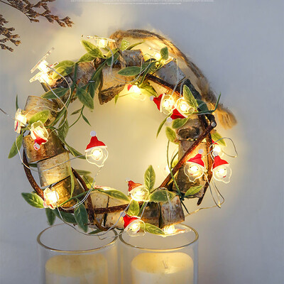 

Gobestart LED Light Watermelon Snowman Smiling Face Fairy Hang Bedroom Patio Decoration