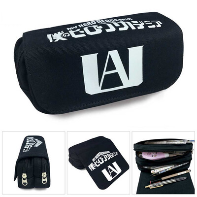 

lunanana My Hero Academia Pencil Case JoJos Bizarre Adventure Attack On Titan Pencil Bag Cosmetic Makeup Pouch Coin Purse